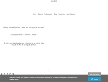 Tablet Screenshot of klaudiop.com